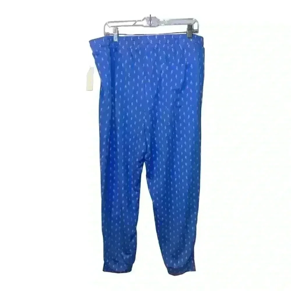 Club Room Men's Lightweight Flamingo Jogger Pajama Pants,‎ Mens XL